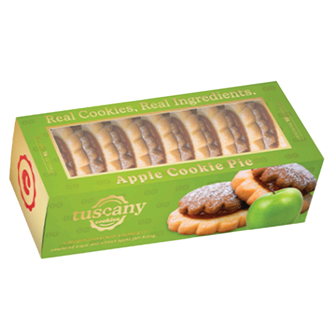 8 Cookies Retail Box Apple Cookie Pie | Tuscany Cookies | Real Cookies, Real Ingredients |