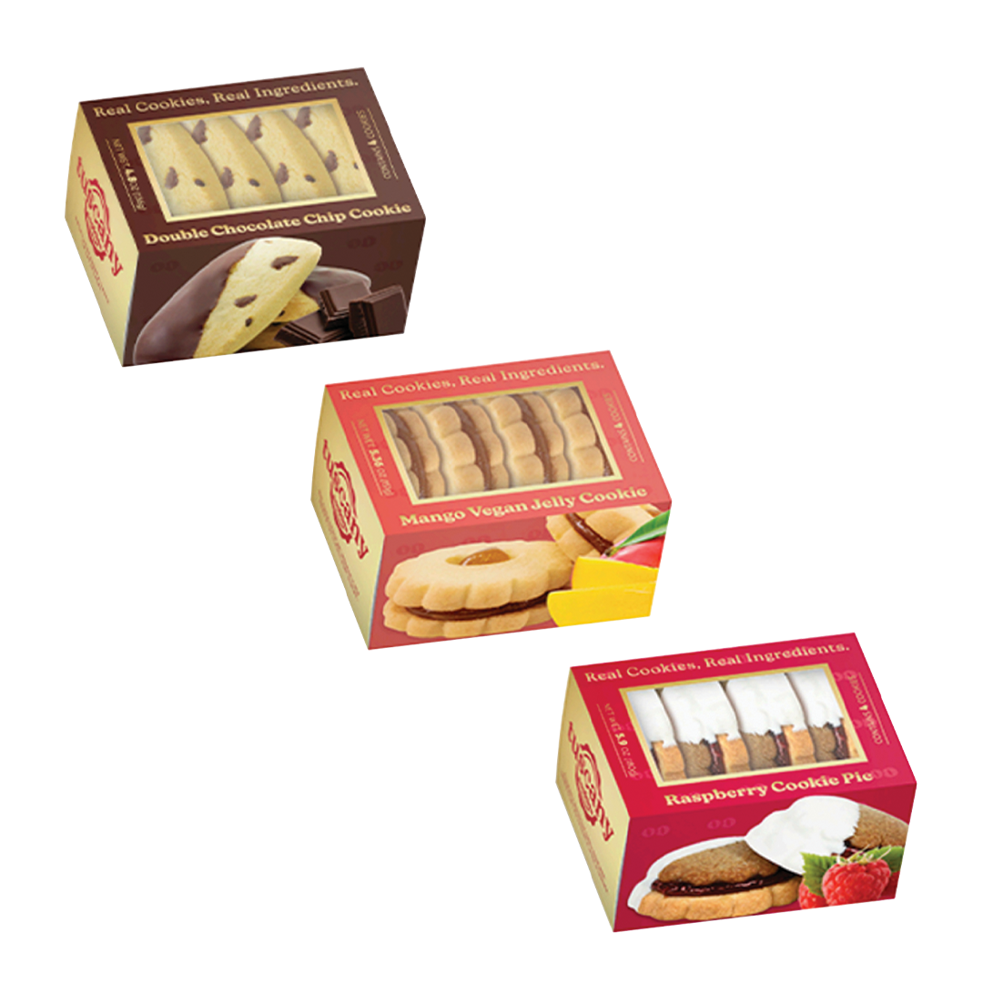 SMALL PACK 4 COUNT COOKIE BOX | Tuscany Cookies | Real Cookies, Real Ingredients |